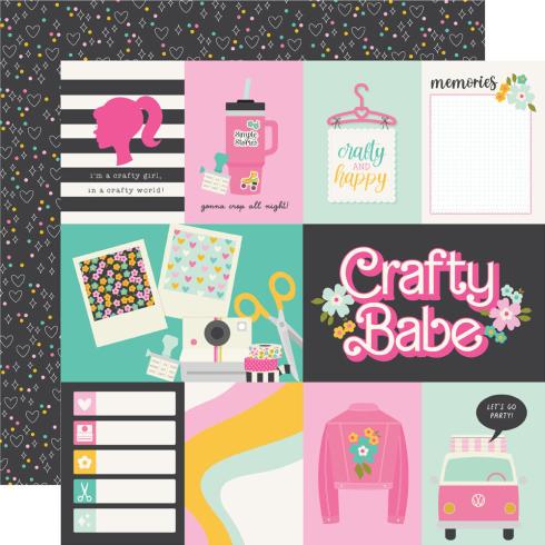 Simple Stories - Collections Kit "Crafty Babe" 12 Bogen Designpapier