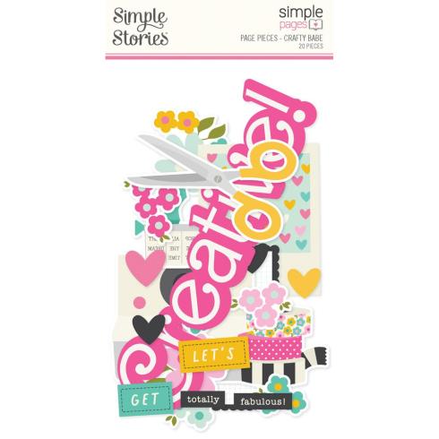 Simple Stories - Stanzteile "Crafty Babe" Pages Pieces