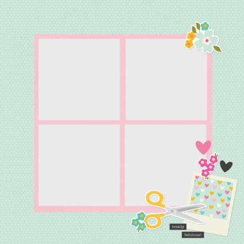 Simple Stories - Stanzteile "Crafty Babe" Pages Pieces