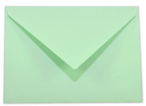 Briefumschlag DIN C6 120g/m² oF Nassklebung in pastell grün