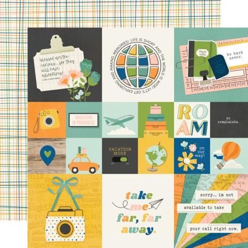 Simple Stories - Collections Kit "Happy Travels" 12 Bogen Designpapier