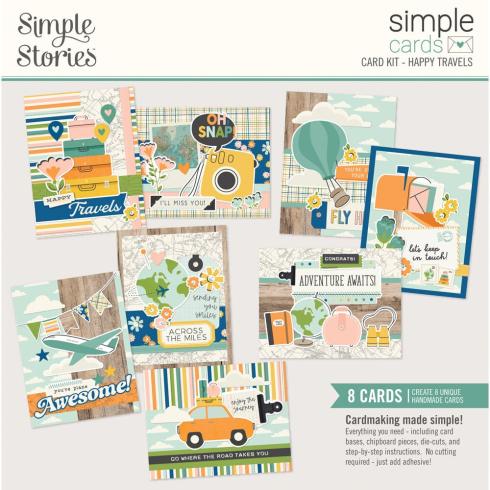 Simple Stories - Cards Kit "Happy Travels"
