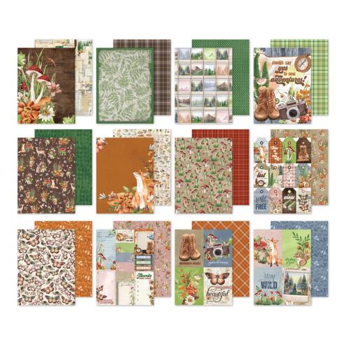 Preview: Simple Stories - Designpapier "Vintage Woodlands" Paper Pack 6x8 Inch - 24 Bogen