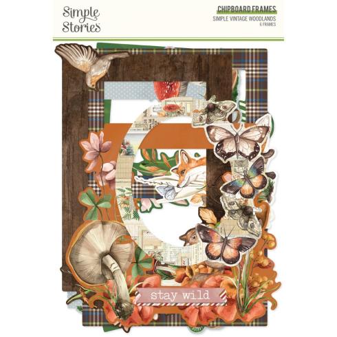 Simple Stories - Chipboard Frames "Vintage Woodlands" 