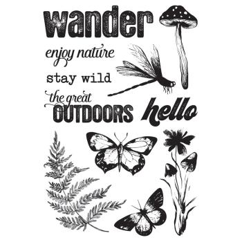 Preview: Simple Stories - Stempelset "Vintage Woodlands" Clear Stamps 