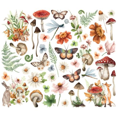 Simple Stories - Stanzteile "Vintage Woodlands" Floral Bits & Pieces 