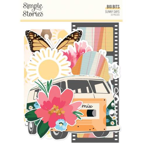 Simple Stories - Stanzteile "Sunny Days" Big Bits & Pieces 
