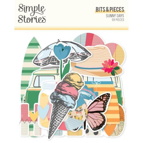 Simple Stories - Stanzteile "Sunny Days" Bits & Pieces 