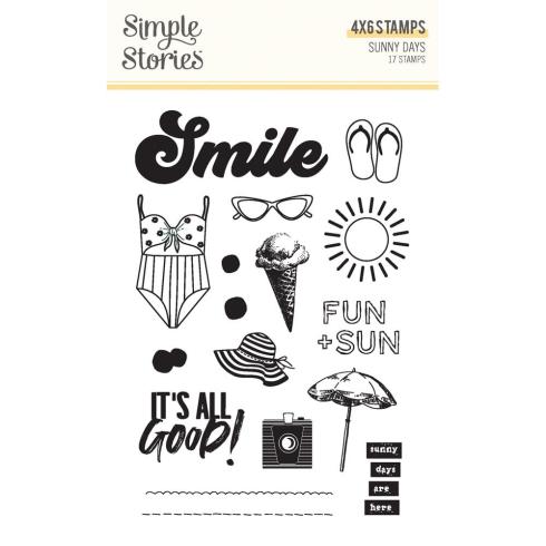 Simple Stories - Stempelset "Sunny Days" Clear Stamps 