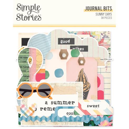 Simple Stories - Stanzteile "Sunny Days" Journal Bits & Pieces 