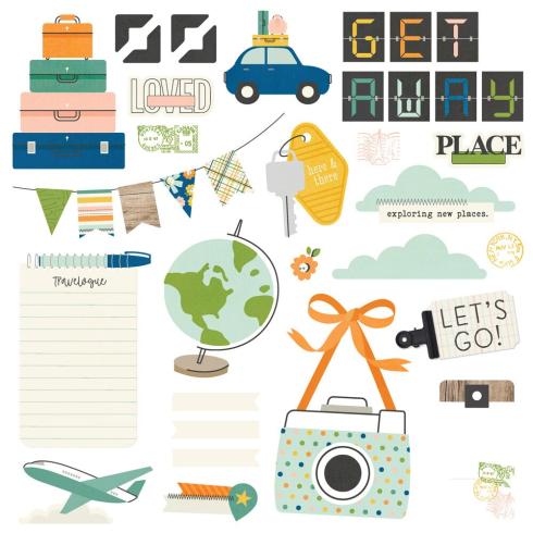Simple Stories - Pages Kit "Happy Travels"