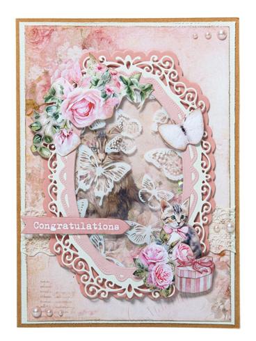 Studio Light - Stanzteile "A Cat's Secret" Die Cut Block - 20 Bogen
