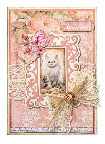 Studio Light - Stanzteile "A Cat's Secret" Die Cut Block - 20 Bogen