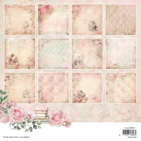 Studio Light - Designpapier "A Cat's Secret" Paper Pack 8x8 Inch - 36 Bogen