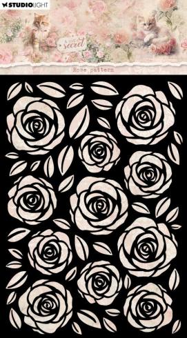 Studio Light - Schablone "Rose Pattern" Stencil  