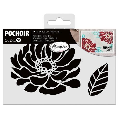 Aladine - Schablone 10x15cm "Peony" Stencil