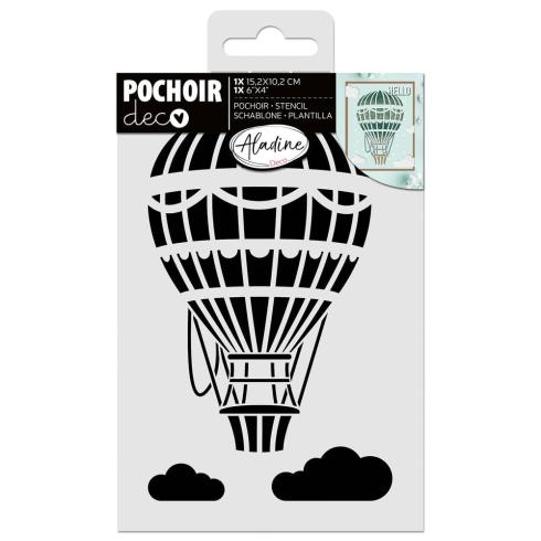 Aladine - Schablone 15x10cm "Hot-Air Balloon" Stencil