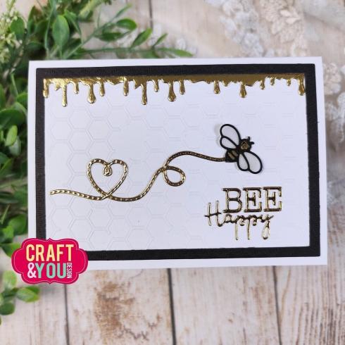Craft & You Design - Stanzschablone "Bee Honey" Dies