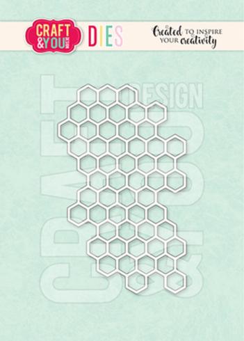 Craft & You Design - Stanzschablone "Honey Background" Dies