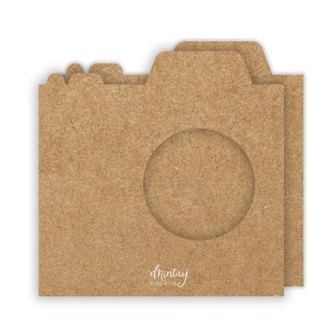 Mintay Papers - Kartenbasis "Camera" Card Base Kraft 15x15cm - 5 Stück