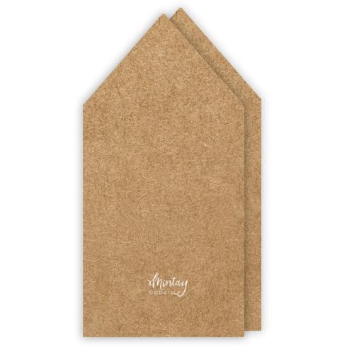 Mintay Papers - Kartenbasis "Pencil" Card Base Kraft 10x20cm - 5 Stück
