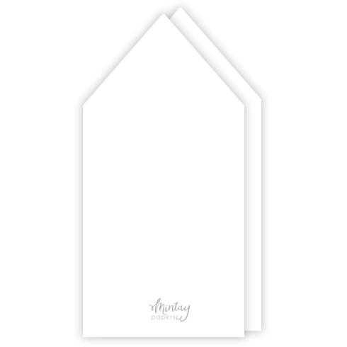 Mintay Papers - Kartenbasis "Pencil" Card Base White 10x20cm - 5 Stück
