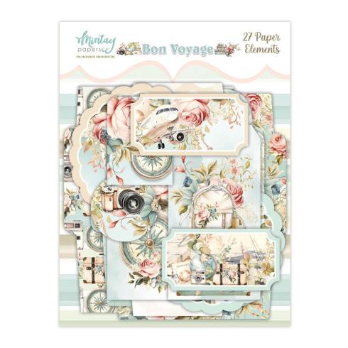 Mintay Papers - Papier Elemente - Stanzteile "Bon Voyage" Paper Elements 6x8 Inch