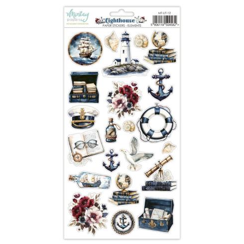 Mintay Papers - Aufkleber "Lighthouse" Paper Sticker Elements 6x12 Inch