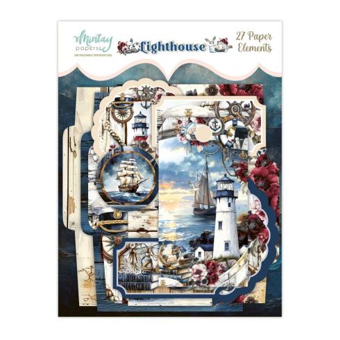 Mintay Papers - Papier Elemente - Stanzteile "Lighthouse" Paper Elements 6x8 Inch