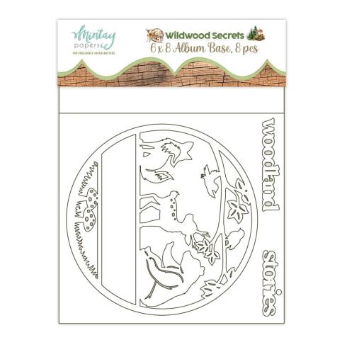 Mintay Papers "Wildwood Secrets" Chipbaord Album Base 6x8 Inch