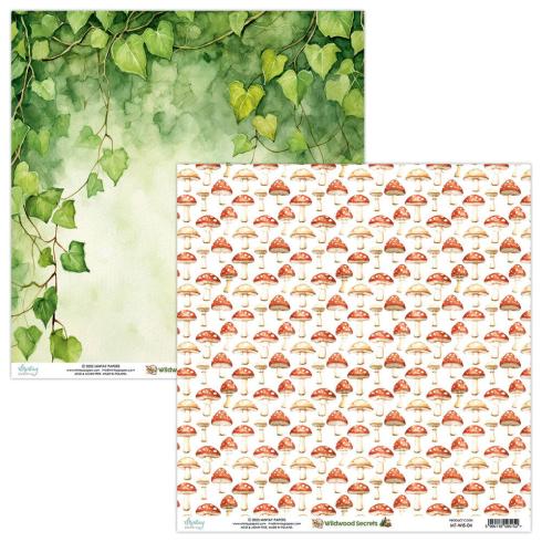 Mintay Papers - Designpapier "Wildwood Secrets" Scrapbooking Paper Pad 8x8 Inch - 24 Bogen