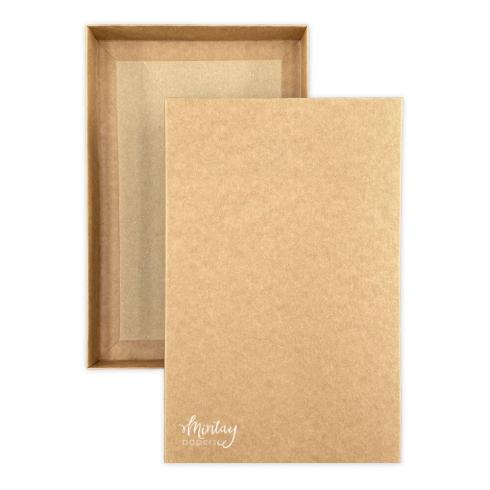 Mintay Papers - Schachtel - Box "Rectangle 2" Card Box Base Kraft 16x24,5cm - 3 Stück