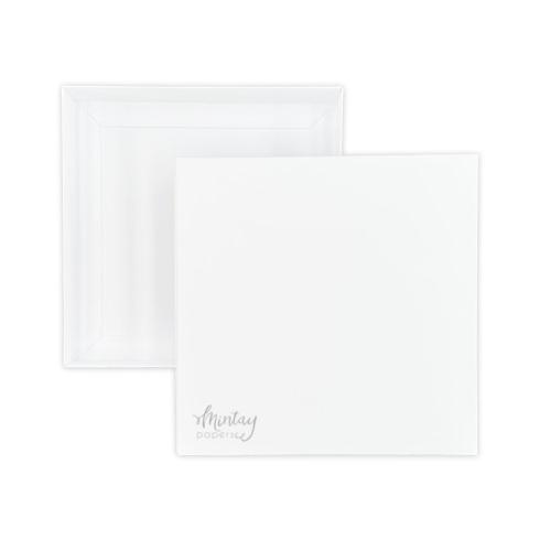 Mintay Papers - Schachtel - Box "Square" Card Box Base White 16x16cm - 3 Stück