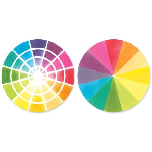 Sizzix - Schablone "Color Wheel" Layered Stencil Design by Eileen Hull