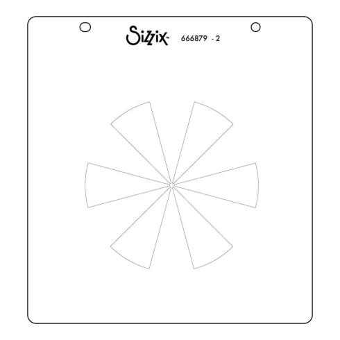 Sizzix - Schablone "Color Wheel" Layered Stencil Design by Eileen Hull