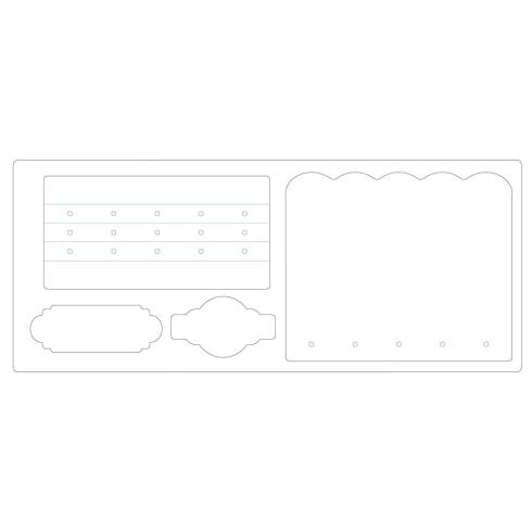 Sizzix - Stanzschablone "Handbound Journal" ScoreBoards XL Dies
