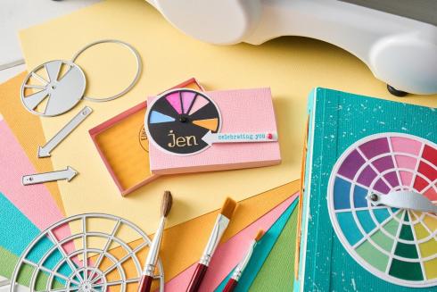 Sizzix - Stanzschablone "Rainbow Wheels" Thinlits Craft Dies by Eileen Hull