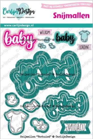 Carlijn Design - Stanzschablone "Baby baby" Dies 