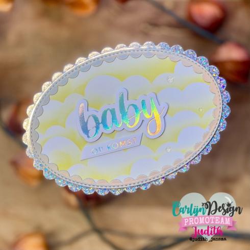 Carlijn Design - Stanzschablone "Baby baby" Dies 