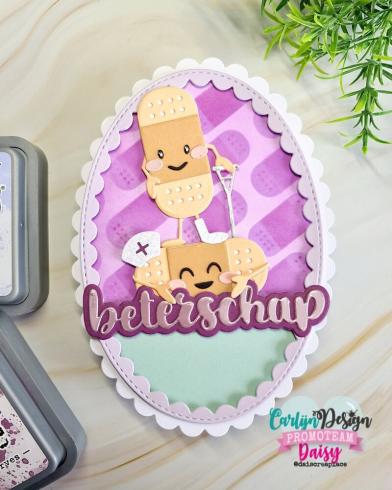 Carlijn Design - Stanzschablone "Feel Better Friends" Dies 