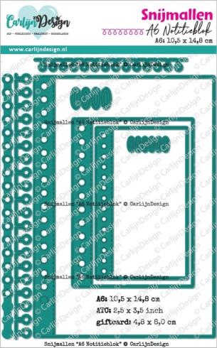 Carlijn Design - Stanzschablone "Notitieblok" Dies 
