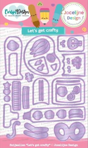 Carlijn Design - Stanzschablone "Let's Get Crafty" Dies 