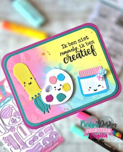 Carlijn Design - Stanzschablone "Let's Get Crafty" Dies 