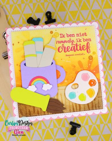 Carlijn Design - Stanzschablone "Let's Get Crafty" Dies 