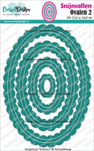 Carlijn Design - Stanzschablone "Ovals 2" Dies 