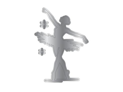 Crafters Companion - Stempelset, Stanzschablone & Schablone "Beauty in Every Step" Stamp, Dies & Stencil