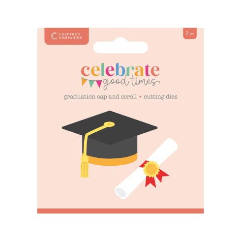Crafters Companion - Stanzschablone "Graduation Cap and Scroll" Dies