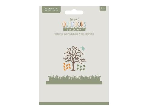 Crafters Companion - Stanzschablone "Natures Surroundings" Dies