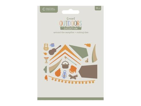 Crafters Companion - Stanzschablone "Around the Campfire" Dies