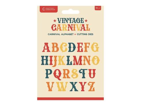 Crafters Companion - Stanzschablone "Carnival Alphabet" Dies